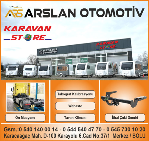 Arslan Otomotiv - Karavan Store - Karavan Satış - Çeki Demiri