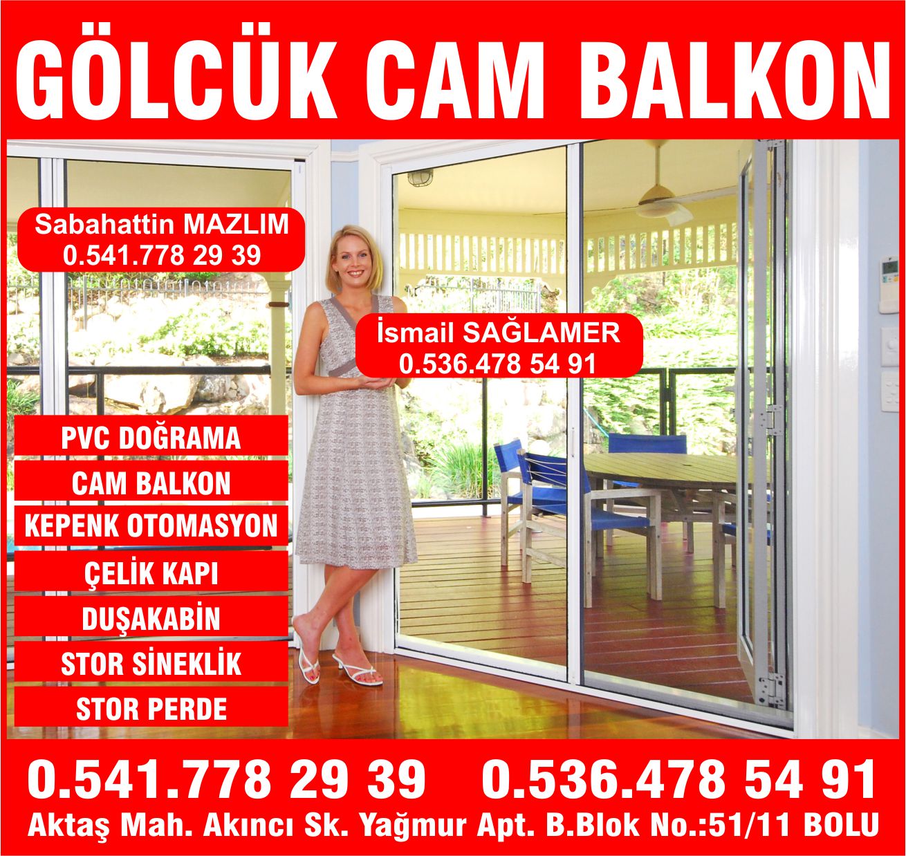 Cam-Balkon-Bolu