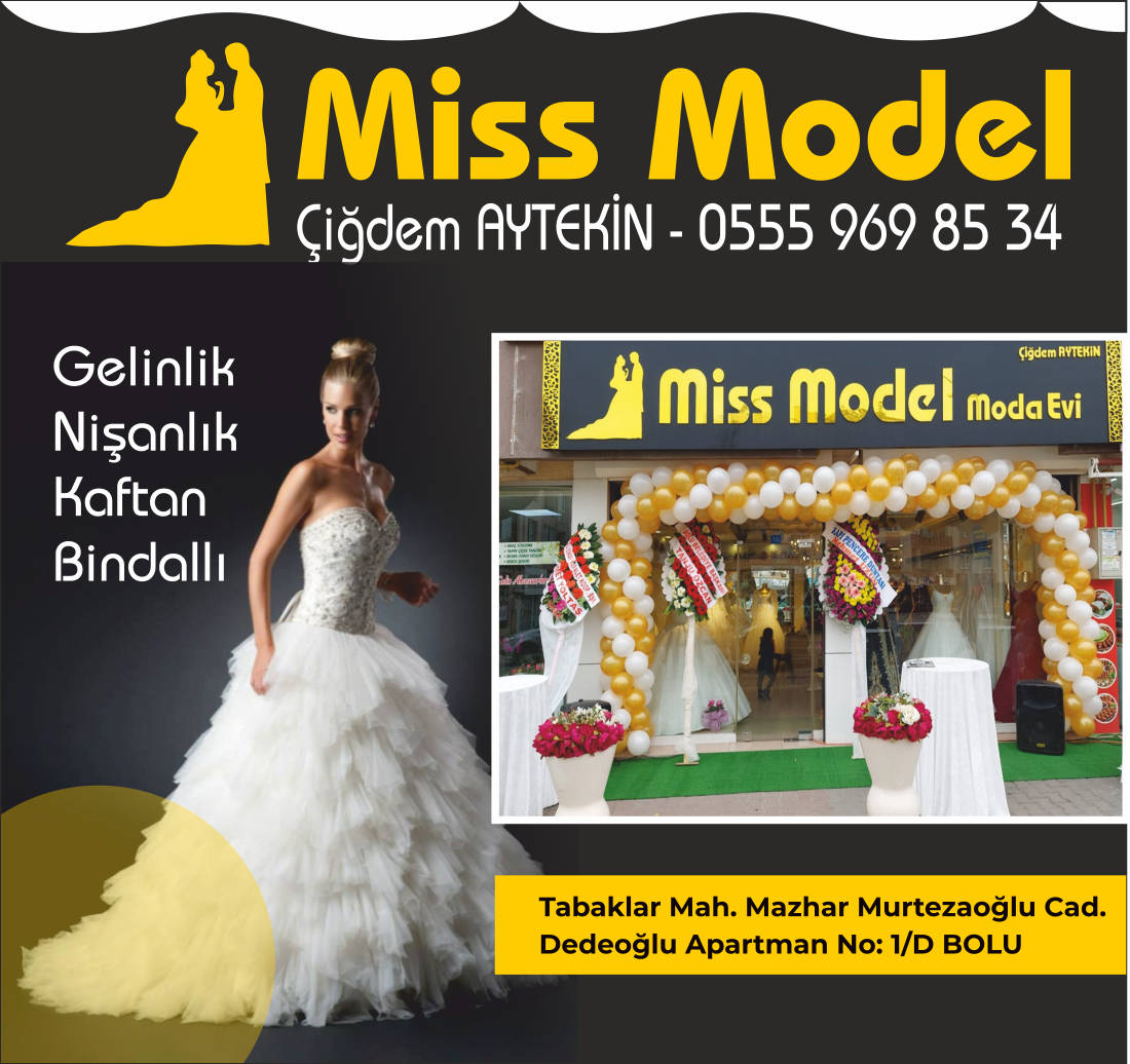 Miss Model Gelinlik Modaevi Bolu
